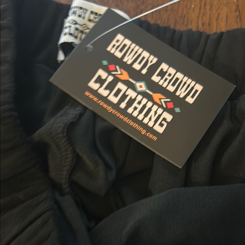 Rowdy Crowd Black Skirt